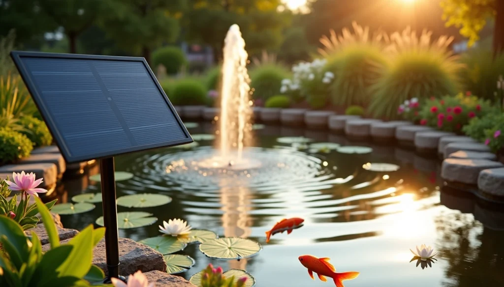 solar powered pond pump