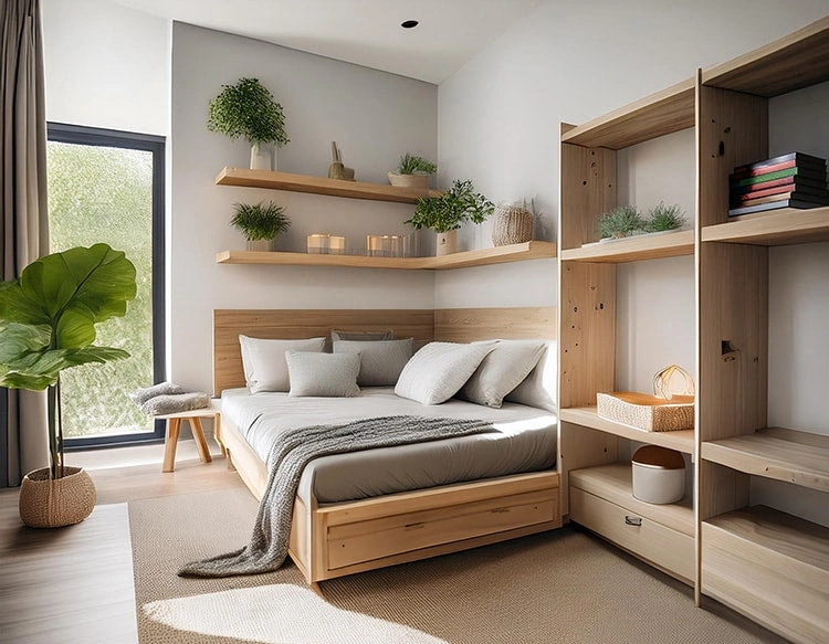 small bedrooms organization ideas